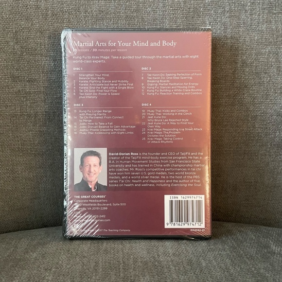 Great Courses Martial Arts for Mind & Body DVD + Guidebook New SEALED - Picture 2 of 3